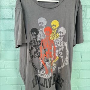 Peek Gray Skeleton Graphic Tee